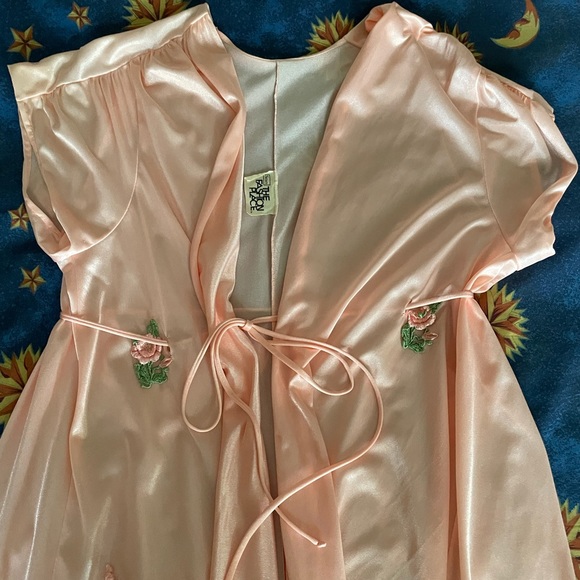 Vintage peach robe Sears The Fashion Place - Picture 2 of 8